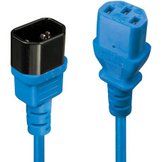 Lindy CABLE POWER IEC EXTENSION 0.5M/BLUE 30470 LINDY