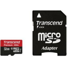 Transcend MEMORY MICRO SDHC 32GB W/ADAPT/CLASS10 TS32GUSDU1 TRANSCEND