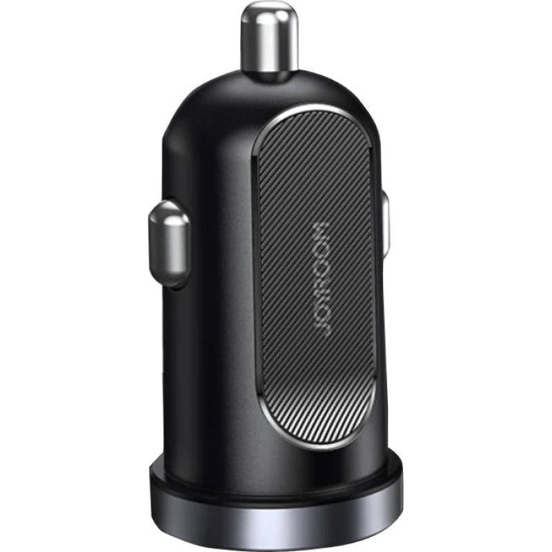 Joyroom Car charger Joyroom C-A08, 1x USB QC3.0, 1x USB-C PD 30W (black)