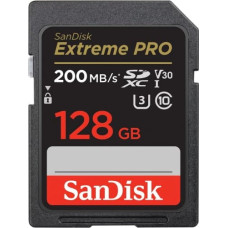 Sandisk Extreme Pro SDXC 128GB 200/90 MB/s V30 UHS-I U