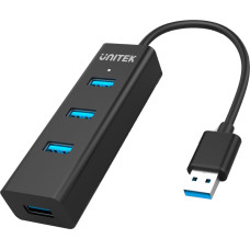 Unitek HUB USB Unitek 1x microUSB + 4x USB-A 3.0 (Y-3089)