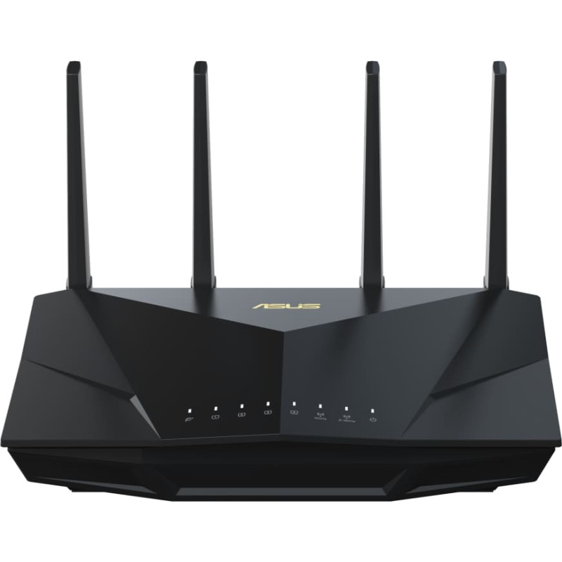 Asus Wireless Router|ASUS|Wireless Router|5400 Mbps|Mesh|Wi-Fi 5|Wi-Fi 6|IEEE 802.11a|IEEE 802.11b|IEEE 802.11g|IEEE 802.11n|USB 3.2|4x10/100/1000M|LAN \ WAN ports 1|Number of antennas 4|RT-AX5400