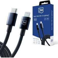 3MK Kabel USB 3MK USB-C - Lightning 1.2 m Czarny (5903108541206)