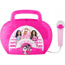 Ekids Boombox Głośnik Mikrofon Karaoke 2w1 Dla Dzieci Dziecka Motyw Lalka Barbie / Be-115.11mv22