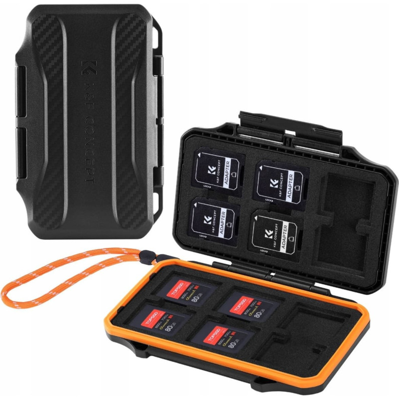KF Futerał Hard Case Etui Pudełko Na Karty 24x Sd / Sdxc / Sdhc / Cf Cfexpress Typ A / Kf31.109