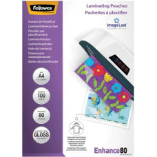 Fellowes LAMINATOR POUCH IMAGELAST/A4 80 100PCS 5306114 FELLOWES