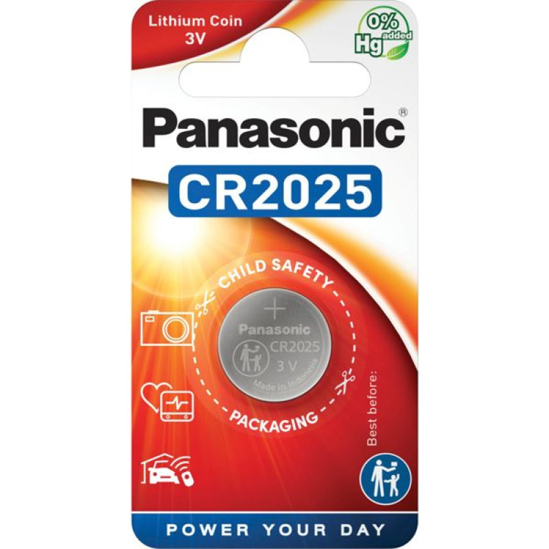 Panasonic 1 Panasonic CR 2025 Lithium Power