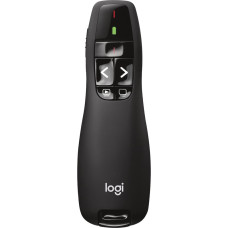 Logitech R400 multimediju prezentētājs RF Melns