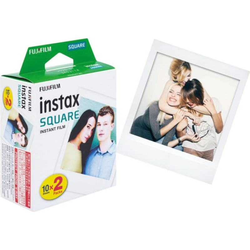 Fujifilm 1x2 Fujifilm Instax Square Film white frame