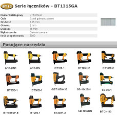 Bostitch SZTYFTY BT13 15mm 5000 szt.