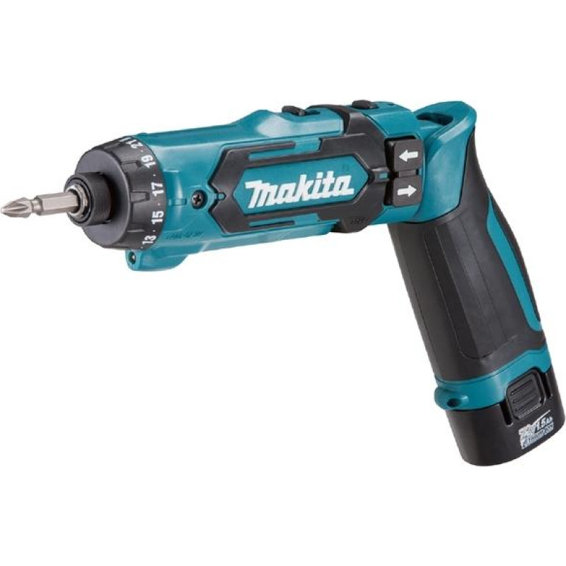 Makita WKRĘTAK AKUMULATOROWY LI-ION 7,2V 2 x 1,5Ah LI-ION DF012DSE