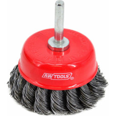 Awtools AW TWISTED WIRE CUP BRUSH 65mm w/ SHANK