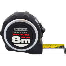 Awtools AW MEASURING TAPE ABS TPR 8m/ 25mm 1-STOP 2-SIDED