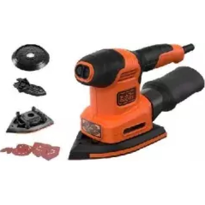 Black+Decker BLACK & DECKER ORBITAL SANDER 200W/125MM/4IN1