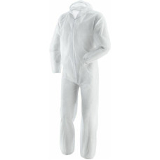 Beta DISPOSABLE JUMPSUIT WITH HOOD SIZE XXL WHITE