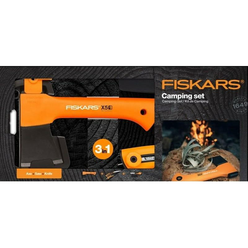 Fiskars SIEKIERA TOPOREK X5 - XXS + NÓŻ + PIŁA