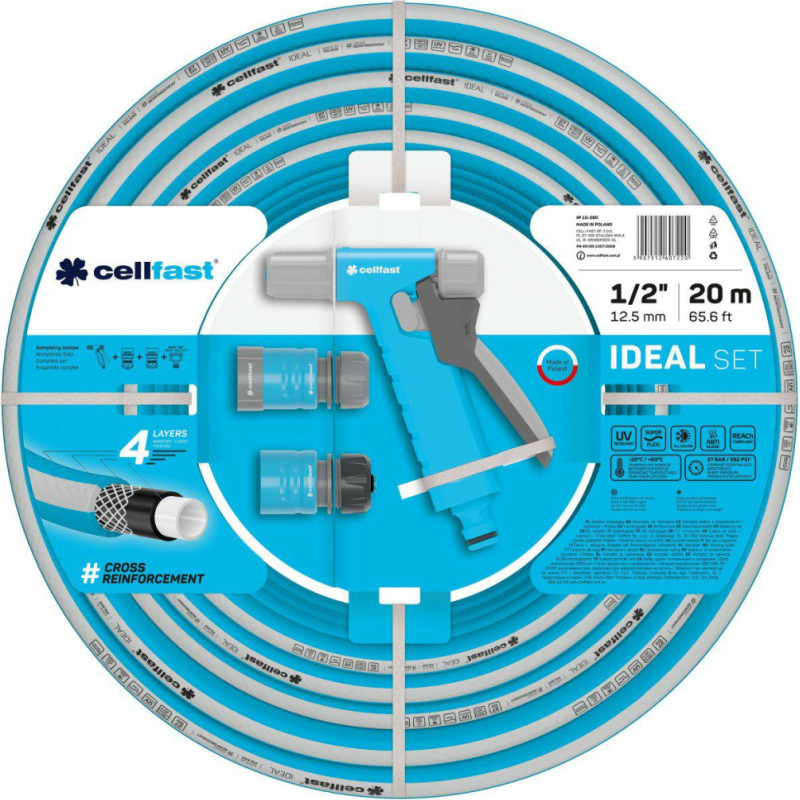 Cellfast ZESTAW ZRASZAJĄCY IDEAL ROZMIAR: 1/2