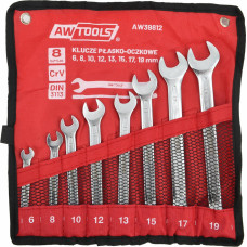 Awtools AW COMBINATION WRENCH SET 8pcs 6-19mm