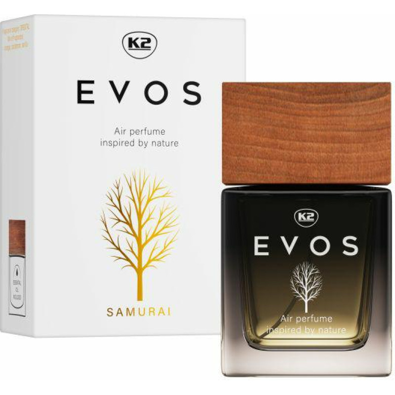 K2 PERFUMY DO SAMOCHODU EVOS SAMURAI FLAKON 50ML