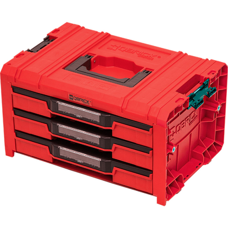 Patrol QBRICK SYSTEM PRO DRAWER 3 TOOLBOX 2.0 EXPERT RED ULTRA HD CUSTOM