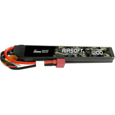 Gens Ace 25C 1200mAh 3S1P 11.1V Saddle Airsoft Gun Lipo Battery with T Plug