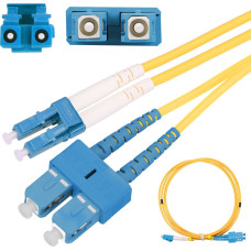 Extralink SC/UPC-LC/UPC | Patchcord | Single mode, Duplex, 3mm, 5m