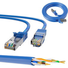 Extralink Kat.6A S/FTP 5m | LAN Patchcord | Copper twisted pair, 10Gbps