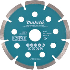 Makita TARCZA DIAMENTOWA 125x22,23mm SEGMENT (NA SUCHO) BETON, GRANIT, MARMUR