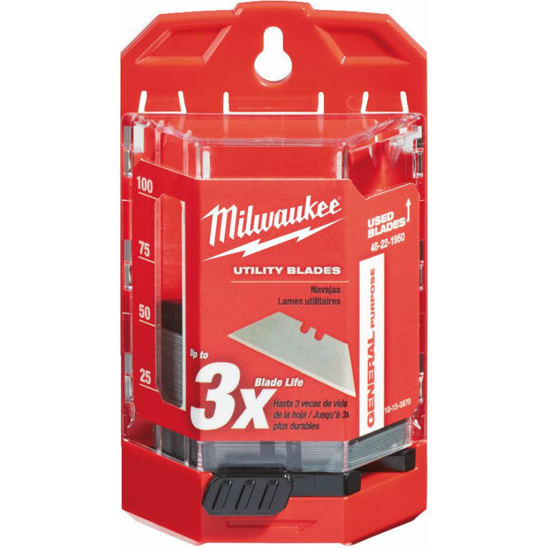 Milwaukee OSTRZA WYMIENNE TRAPEZOWE /50szt