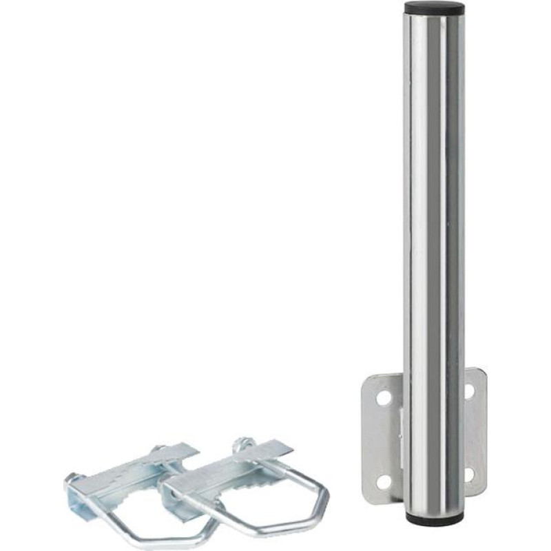 Extralink C250 | Balcony handle | 300mm, with u-bolts M8, steel, galvanized