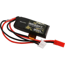 Gens Ace 25C 3000mAh 2S2P 7.4V Saddle Airsoft Gun Lipo Battery with Mini Deans(T) Plug