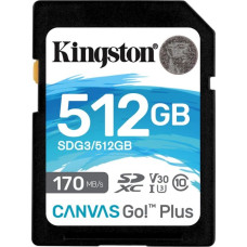 Kingston MEMORY SDXC 512GB UHS-I/SDG3/512GB KINGSTON