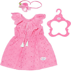 Zapf Creation BABY born Trend flower dress 43cm, doll accessories (dress and hair band, including clothes hanger)