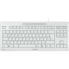 Cherry DE layout - CHERRY STREAM KEYBOARD TKL, keyboard (white/grey, SX scissor technology)