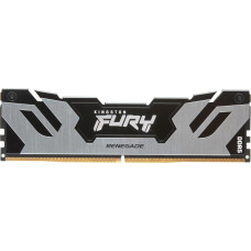 Kingston FURY DDR5 16GB - 7200 - CL - 38 - Single-Kit - DIMM, KF572C38RS-16, Fury Renegade Silver, XMP, black/silver