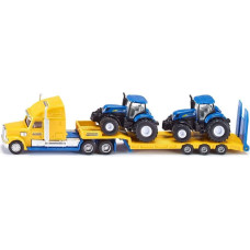 Siku FARMER truck with New Holland tractors, model vehicle