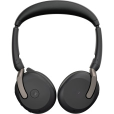 Jabra Evolve2 65 Flex Duo WLC, with charging pad, headset (black, stereo, Microsoft Teams, USB-A, Link380a)