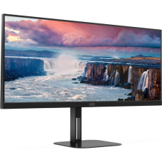 AOC U34V5C/BK, LED monitor - 34 -  black, WQHD, VA, USB-C, 100Hz panel