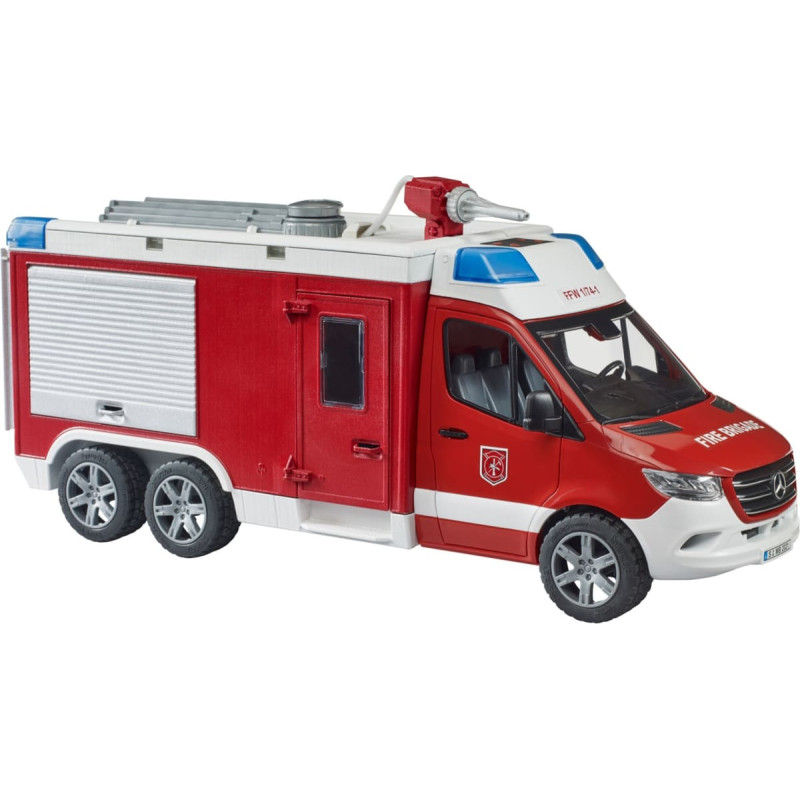 Bruder Mercedes Benz Sprinter fire rescue vehicle (including light + sound module)