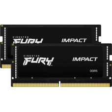 Kingston DDR5 - 32GB - 6000 - CL - 38 (2x 16 GB) dual kit, RAM (black, KF560S38IBK2-32, Impact, INTEL XMP)