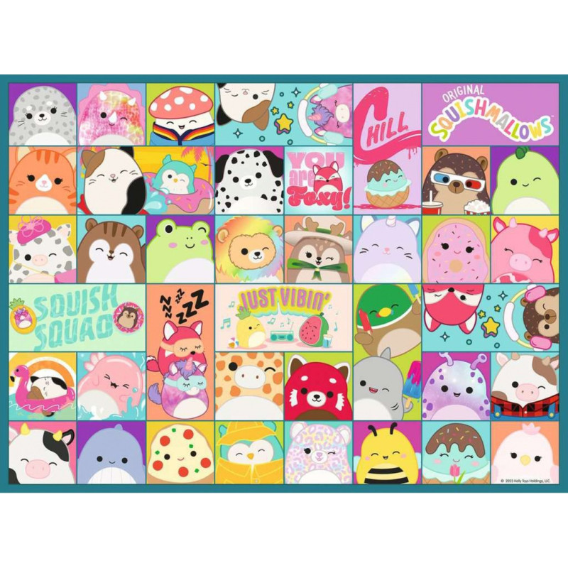 Ravensburger children's puzzle lots of colorful squishmallows (100 pieces)