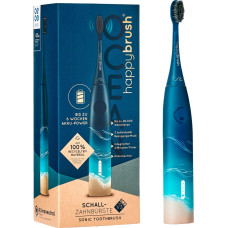 Happybrush Starter Kit Schall Eco VIBE 3 Ocean, electric toothbrush (blue/beige)