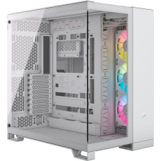 Corsair iCUE LINK 6500X RGB , Tower case (white, Tempered Glass x 2)