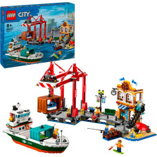 Lego 60422 City Harbor with Cargo Ship, construction toy