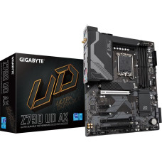 Gigabyte Mainboard|GIGABYTE|Intel Z790|LGA1700|ATX|Memory DDR5|Memory slots 4|2xPCI-Express 3.0 1x|1xPCI-Express 3.0 16x|1xPCI-Express 4.0 16x|1xPCI-Express 5.0 16x|3xM.2|1xHDMI|1xDisplayPort|4xUSB 2.0|5xUSB 3.2|1xUSB-C|1xRJ45|3xAudio port|Z790UDAX1.1