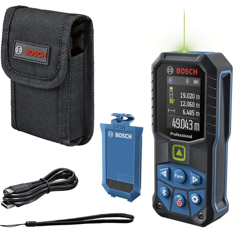 Bosch laser rangefinder 50-27 CG, BA 3.7V 1Ah - 0601072U01