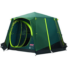 Coleman dome tent Cortes Octagon 8 Blackout (dark green, model 2020)