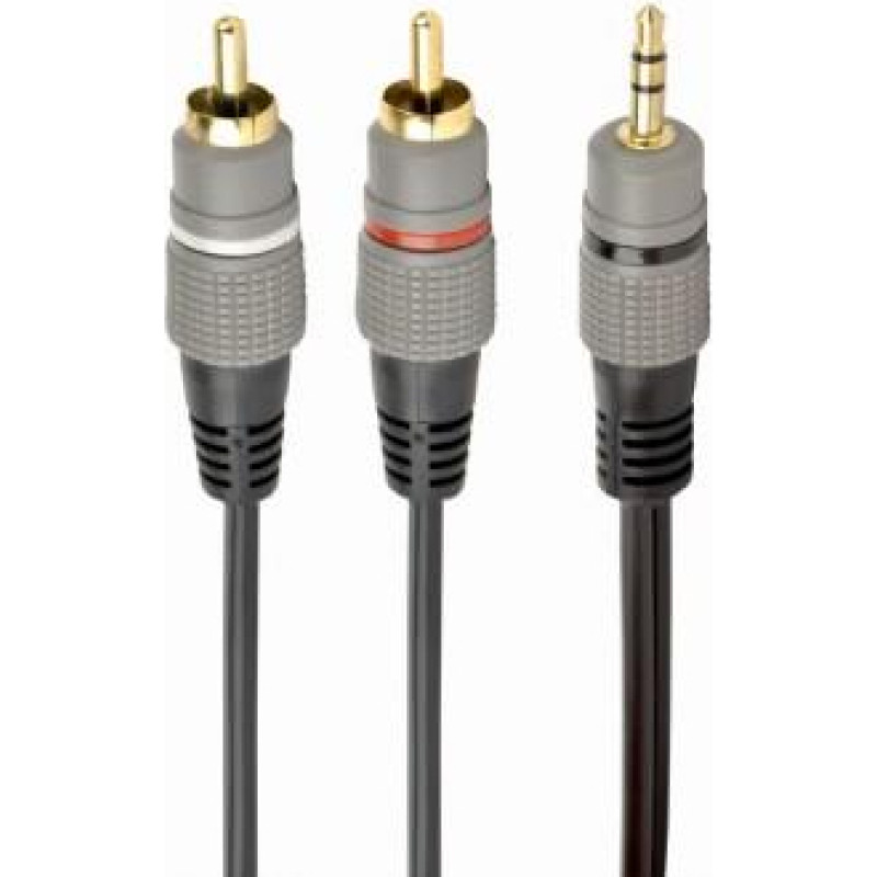 Gembird CABLE AUDIO 3.5MM TO 2RCA 5M/GOLD CCA-352-5M GEMBIRD