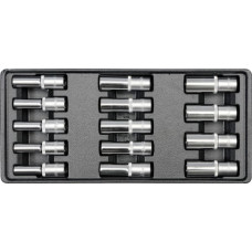 Yato WKŁADKA DO SZUFLADY NASADKI DŁUGIE 1/2" 14 elem. 8-21mm 5539