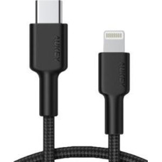 Aukey USB cable Aukey USB-C - Lightning 1.2 m Black (CB-CL02)